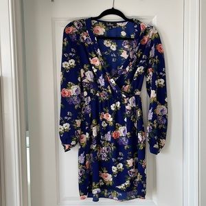 Lulus long sleeve floral dress
